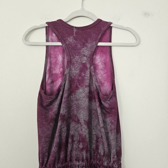 Sundry for Evereve The Weekender Dress Racerback Berry Tie Dye Size 0 - Picture 8 of 8